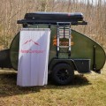 Privacy curtain zamontowana na przyczepie HeroCamper Ranger  – przebieralnia / miejsce na WC, akcesorium