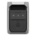 Zbliżenie panelu portów – 4× AC, 2× USB-C 140 W, 2× USB-A, gniazdo samochodowe 12,6 V, 2× DC5521