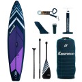 Gladiator Pro 11.2 (2025) – zestaw: dmuchana deska SUP/paddleboard, wiosło 3-cz, fin US-Box, smycz, pompka, plecak.
