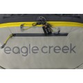 Eagle Creek Tour Travel Pack 40L Storm Grey — zamki z możliwością spięcia kłódką TSA