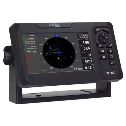 Ploter nawigacyjny z echosondą i AIS onwa kp-25X lewy bok widok - radaru