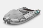 Ponton Gladiator Active C370 AL szary - ciemnoszary + markiza i torby
