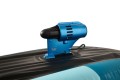 napęd aquaMArina power fin blue drive zapięty w kajaku