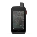 Garmin Montana 760i – widok z przodu, mapa satelitarna na ekranie