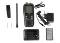Zestaw ICOM IC-M94DE radiotelefon VHF morski AIS/DSC: radio, antena, ładowarka, baza, akcesoria
