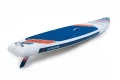 pompowana deska sup Gladiator Origin 12.6T Rental – perspektywa 3D z finem, widok z boku