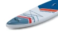 deska sup Gladiator Origin 12.6T Rental – detal dziobu z gumami bagażowymi (bungee)