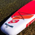 pompowana deska sup touring Gladiator Origin 12.6T – logo i napis na burcie