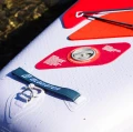 sup Gladiator Origin 12.6T touring, wersja Combo z D-ringami do siedziska kajakowego – zawór i uchwyt do przenoszenia