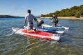 deska sup touring Gladiator Origin 12.6T, wersja Combo z D-ringami do siedziska kajakowego – pływanie w grupie, lifestyle
