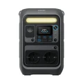 Stacja zasilania Anker SOLIX C300X AC 288Wh 300W – widok z przodu, 2×230V Schuko, porty USB i ekran