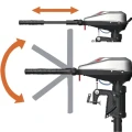 regulowany teleskopowy rumpel Haswing Armada 8.0T 48V
