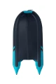 ponton Gladiator Active C370 AL czarno-turkusowy widok od spodu