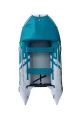 ponton Gladiator Active C370 AL morski-biały widok z góry z markizą