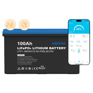 Akumulator LiFePO4 Epever 12,8V 100Ah IP65 z matą grzewczą