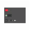Akumulator Epever 150Ah LiFePO4 IP65 – widok z góry na terminale M6