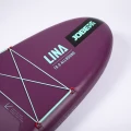 Jobe Lina 10.0 SUP Lite – dziób deski z logo JOBE i systemem bungee