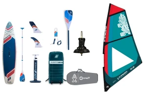 Zestaw Gladiator 11.6 WindSup + paleta + pędnik składany CompactSail 5,5m2