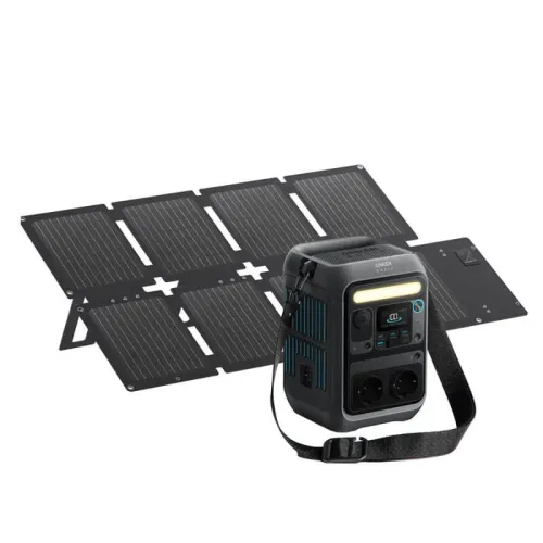 Stacja zasilania Anker SOLIX C300X AC 288Wh z panelem solarnym PS60 60W