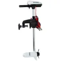 Silnik elektryczny Watersnake ASP T24 12V 24 lbs 61 cm - widok boczny z czarnym montażem
