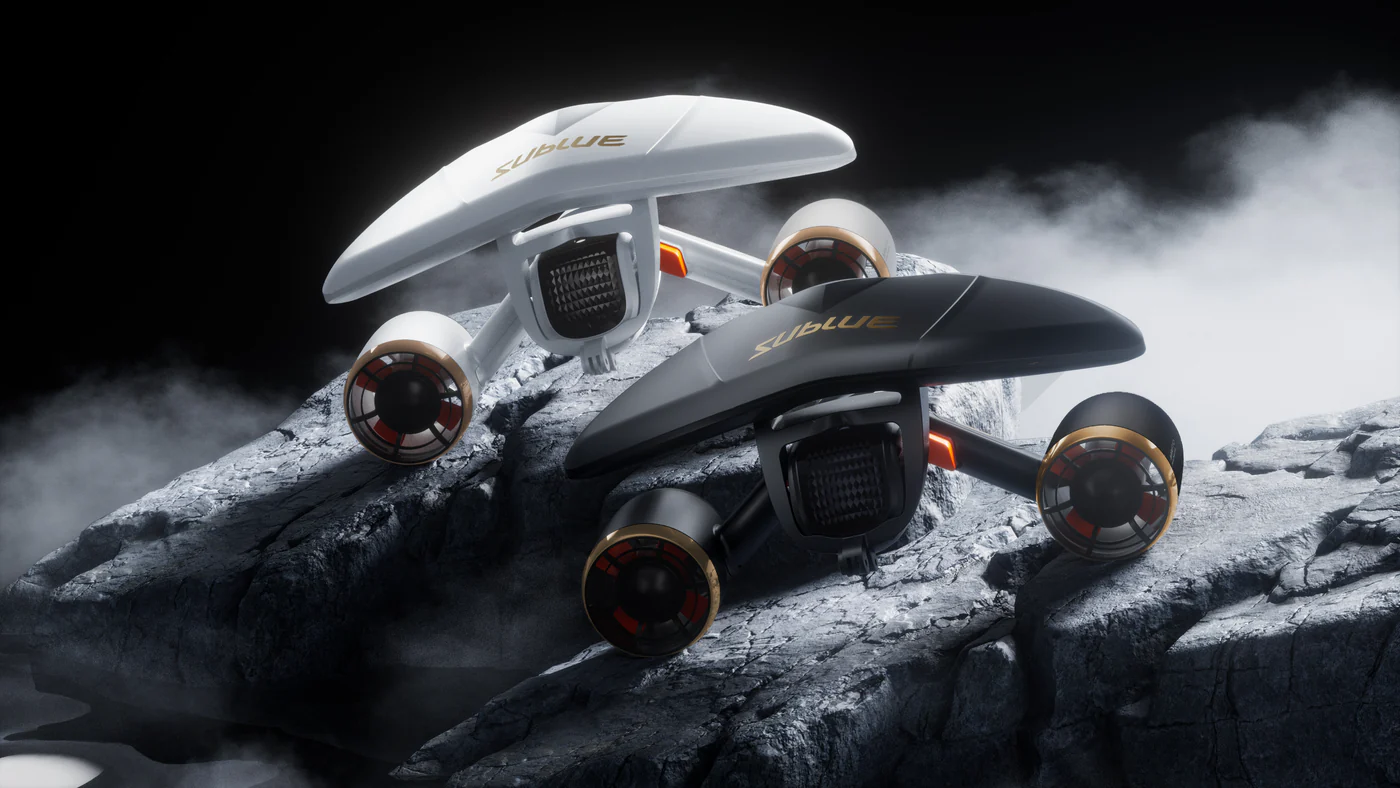 Skutery podwodne MIxPRO kolor czarny i biały