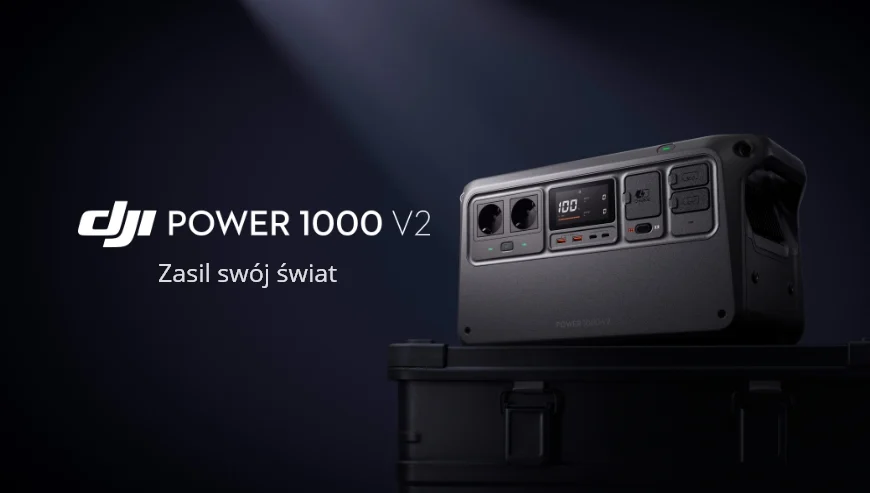 Grafika produktowa - stacja zasilania DJI Power 1000 V2