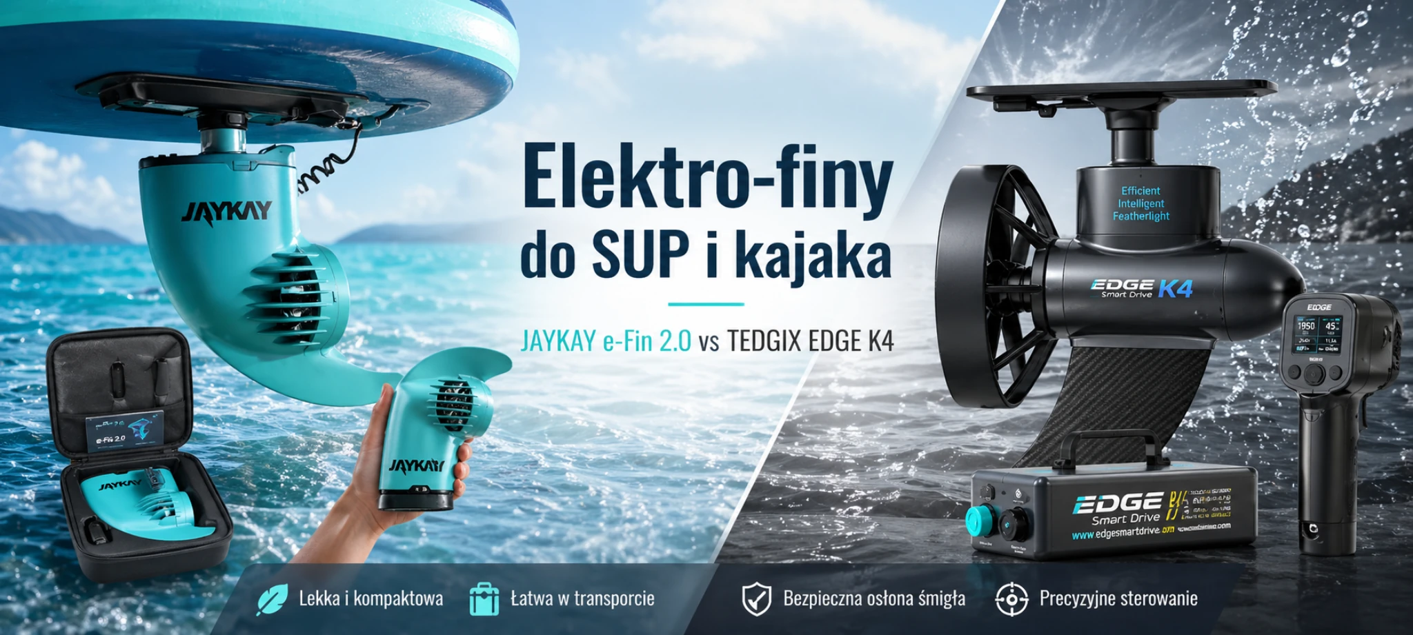 Elektro-fin do deski SUP i kajaka
